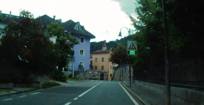 Driving through the Italian Alps to Franzensfeste
